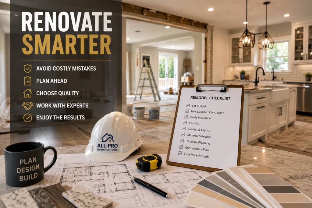 Renovation mistakes