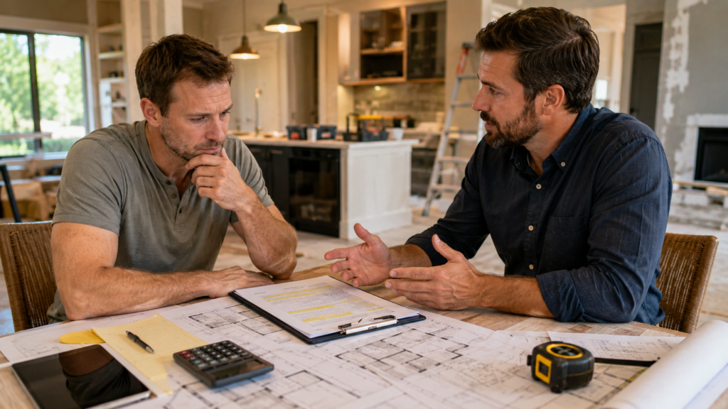 red flags renovation contractor